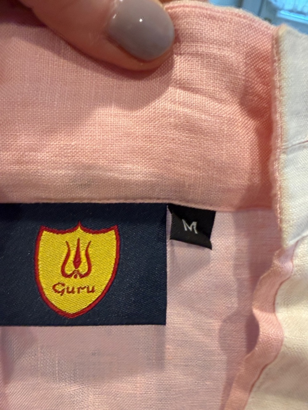 Light Pink Tunic with Red & White Trim - Picture 2 of 7
